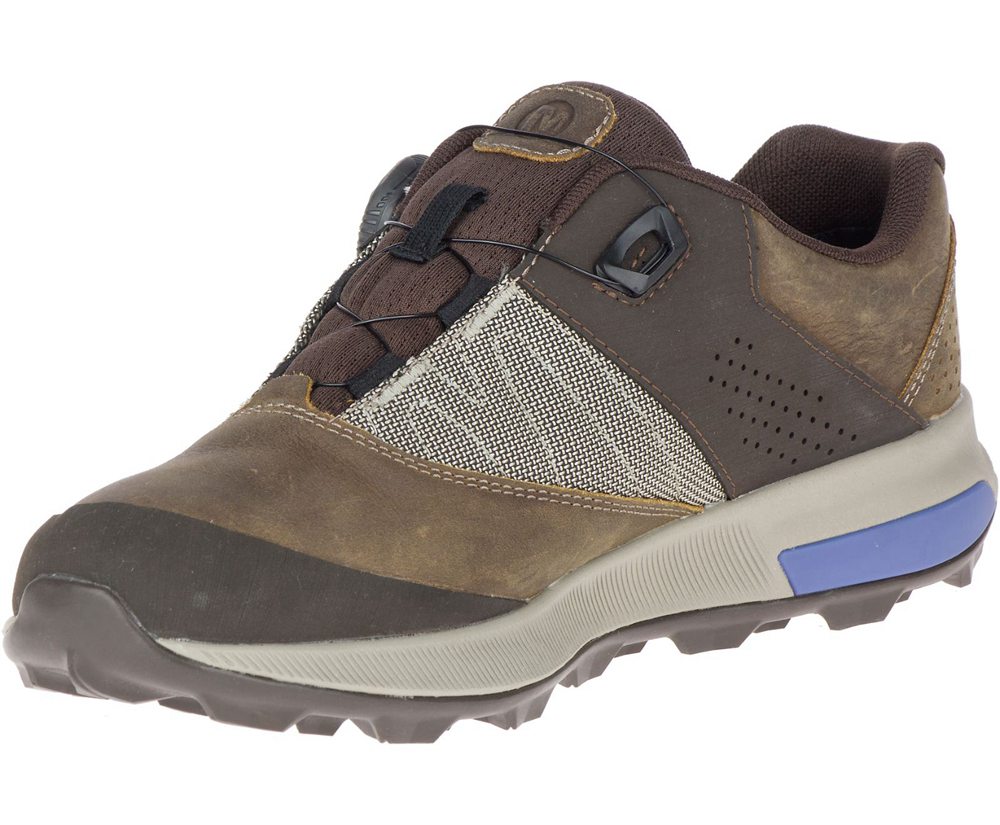 Merrell Hiking Shoes Brown - Zion Boa GORE-TEX® - Womens 34NUCXKTP